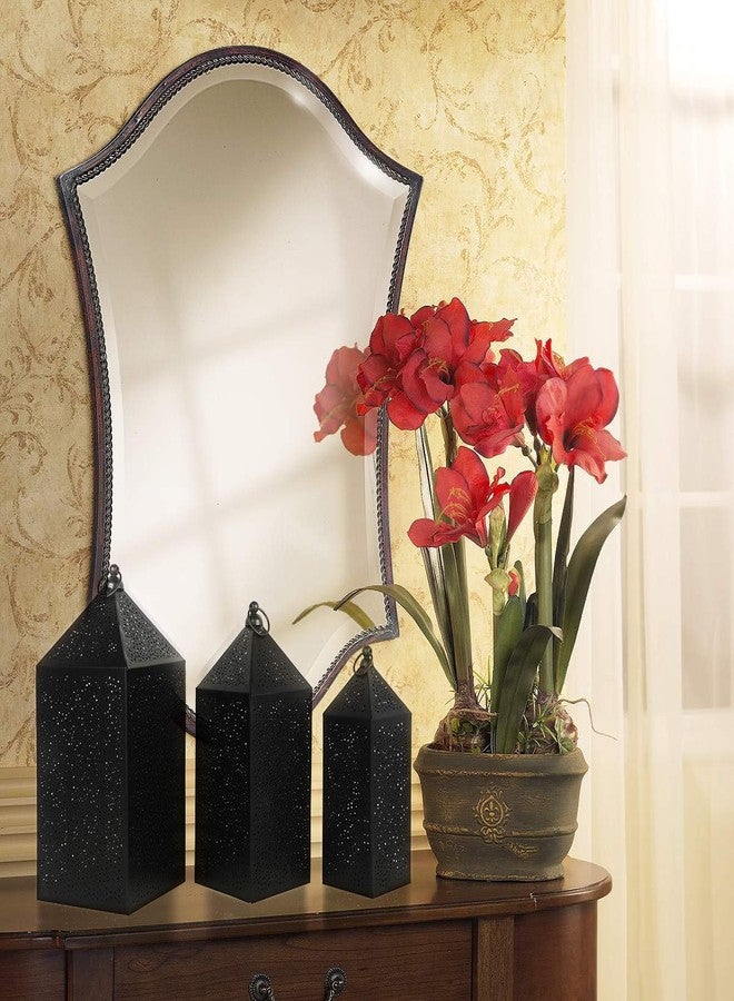 Quace Set of 3 Metal Handcrafted Lantern - Image 4